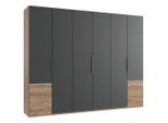 Mid.you , Graphitfarben, Eichefarben , Holzwerkstoff , 6 Fächer , 6 Schublade(n) Schubladen , 300x236x58 cm , BQ - Bündnis für Qualität, Made in Germany, DIN EN ISO 9001 , umfangreiches Zubehör erhältlich, in verschiedenen Größen erhältlich, in verschiedenen Holzdekoren erhältlich ,