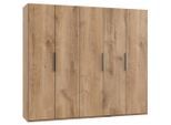 Mid.you , Eichefarben , Holzwerkstoff , 3 Fächer , 250x216x58 cm , BQ - Bündnis für Qualität, Made in Germany, DIN EN ISO 9001 , umfangreiches Zubehör erhältlich, in verschiedenen Größen erhältlich, in verschiedenen Holzdekoren erhältlich ,
