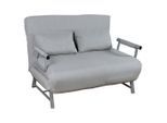 Mid.you , Grau , Textil , Füllung: Schaumstoff , 127x95x78 cm , Relaxfunktion, Liegefunktion , Wohnzimmer, Sofas & Couches, Schlafsofas, Schlafsofas