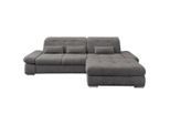 Livetastic , Graubraun , Textil , Uni , Füllung: Schaumstoff,Schaumstoff , Ottomane rechts, L-Form , 300x196 cm , Made in EU , Liegefunktion, seitenverkehrt erhältlich, Schlafen auf Sitzhöhe, Rücken echt, Armteil links, Armteil rechts , Wohnzimmer, Sofas & Couches, Schlafsofas, Ecksofas mit Schlaffunktion