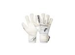 Torwarthandschuhe REUSCH "Attrakt Gold X Ortho-Tec", Damen, Gr. 10.5, weiß (weiß, schwarz), 43% Latex, 27% Polyamid, 21% Polyester, 5% Lederimitat, 4% Polypropylen, Handschuhe, mit integriertem Fingerschutz