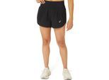 Laufshorts ASICS "ROAD 3.5IN SHORT", Damen, Gr. M (40), N-Gr, schwarz (performance schwarz), Obermaterial: 100% Polyester, Hosen