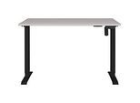 Schreibtisch Monaco, elektrisch höhenverstellbar, Rechteck, T-Fuss, Memorybedienpanel, B 1200 x T 800 x H 720-1190 mm, kaschmir/schwarz