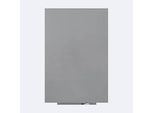 Rocada Whiteboard SKIN PRO, rahmenlos, modular, Hoch-/Querformat, magnethaftend, Ablageschale, B 1000 x H 1500 mm, beschichteter Stahl, weissaluminium RAL 9006