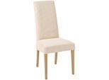 Möbelix , Beige , Textil , Buche , massiv , 46x101x62 cm ,