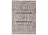 Cazaris , Grau , Textil , Ornament , rechteckig , 160x230 cm , Oeko-Tex® Standard 100 , für Fußbodenheizung geeignet, pflegeleicht , Teppiche & Böden, Teppiche, Orientteppiche