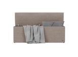 BRUNO Betttruhe 140cm in Taupe Grau-Beige | zusätzlicher Stauraum & elegantes Design