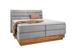 Boxspringbett Marissa in Silberfarben ca. 180x200cm