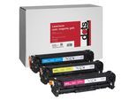 dots Toner kompatibel zu HP 3x 305A (CF370AM), 3er-Set cyan, magenta, gelb