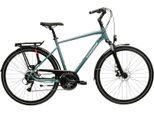 Trekkingrad KROSS "Trans 3.0" Gr. 53, grün (grün, schwarz), Fahrräder, Herren, 53cm, 28 Zoll (71,12cm) hinten: 28 Zoll (71,12cm), Trekkingrad