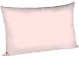 Kissenbezüge FLEURESSE "Colours", rosa (rosé), B:40cm L:60cm, Interlock-Jersey, Obermaterial: 100% Baumwolle, Kissenbezüge, Kissenbezüge, edler, bügelfreier Interlock-Jersey aus 100% Baumwolle