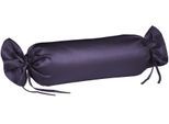 Nackenrollenbezug FLEURESSE "Colours", lila (lavendel), B:15cm L:40cm, Mako-Satin, Obermaterial: 100% Baumwolle, Kissenbezüge, Nackenrollenbezug, Mako Satin, glänzend, glatt, Premium Qualität