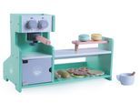 Kinder-Kaffeemaschine CHIC2000 "Coffee Shop", blau, Spielzeug-Haushaltsgeräte, KinderB:20cm H:28cm T:20cm, Kinder-Kaffeemaschine, zum Aufstellen auf den Tisch, B:20cm H:28cm T:20cm