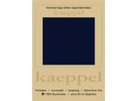 Spannbettlaken KAEPPEL "Spannbettlaken Biber", blau (marine), L:200cm, Biber, Obermaterial: 100% Baumwolle, Bettlaken, Spannbettlaken, 100% Baumwolle, kuschelig weich ideal für Winter