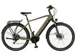 E-Bike PROPHETE "Entdecker 4.0" Gr. 54, grau (moosgrau, schwarz), Elektrofahrräder, 54cm, 28 Zoll (71,12cm), E-Bike, Pedelec, Elektrofahrrad für Herren