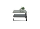 Livetastic , Metall, Stein , Marmoroptik , quadratisch , 70x45x70 cm , einfacher Aufbau ,