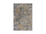 Möbelix , Gelb, Grau , Textil , Abstraktes , rechteckig , 150x80 cm , Reach , für Fußbodenheizung geeignet, in verschiedenen Größen erhältlich , Teppiche & Böden, Teppiche