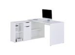 Möbelix , Weiß , Holzwerkstoff , 1 Schublade(n) Schubladen , 136.8x135 cm , in verschiedenen Holz-Dekoren erhältlich , Büromöbel, Schreibtische, Schreibtische
