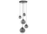 Möbelix , Schwarz , Metall, Glas , 60x115-373x60 cm , höhenverstellbar , Beleuchtung, Innenleuchten, Deckenleuchten