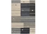 Möbelix , Blau, Grau , Textil , rechteckig , 65x130 cm , in verschiedenen Größen erhältlich , Teppiche & Böden, Teppiche, Webteppiche