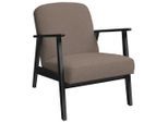 Livetastic , Schwarz, Hellbraun , Textil , Buche,Buche , massiv,massiv , 63x78x78 cm , Made in EU ,