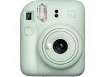 FUJIFILM Sofortbildkamera "Instax Mini 12", grün (mintgrün), B:10,4cm H:12,2cm T:6,66cm, Fotokameras, Sofortbildkamera