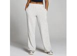 MP Damen Basics Gerade Jogginghose - Hellgrau Meliert - XL