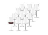 Rotweinglas STÖLZLE "Rotweingläser Power 520 ml 12er Set transparent", bunt (transparent), 12 tlg., Glas, Trinkgefäße, Rotweinglas