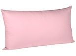 Kissenbezug FLEURESSE "Colours Mako Satin, 100% Baumwolle, mit Reißverschluss", rosa (rose), B:40cm L:80cm, Mako-Satin, Mako-Satin, Kissenbezüge, Kissenbezug, Mako Satin, glänzend, glatt, Premium Qualität