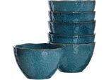 Schale LEONARDO "MATERA", blau, B:15cm H:10cm T:15cm Ø:15,3cm, Keramik, Schüsseln, Schale, Ø 15,3 cm