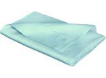 Betttuch FLEURESSE "Colours", blau (aqua), B:160cm L:260cm, Mako-Satin, Obermaterial: 100% Baumwolle, Bettlaken, Betttuch, offenes Bettlaken