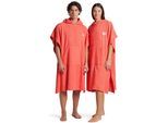 Badeponcho ARENA "arena Unisex Baumwoll Poncho Bademantel" Gr. L, rosa (calypso coral, weiß), L/XL, Baumwolle, Hausmäntel, Badeponcho, Duschen, Strand, Sport, Schwimmbad, Sauna, Baumwolle, Unisex, bequem