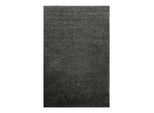 Teppich HOMIE LIVING "Gino", grau (anthrazit grau), B:80cm H:30mm L:300cm, Polypropylen, Teppiche, Teppich, Hochflor, gewebt, weich, uni, Wohnzimmer, Schlafzimmer, waschbar