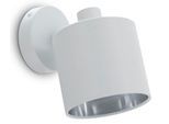 PACO HOME Wandleuchte "ANIKA", silber (weiß, silber), 1, Ø 12,1cm H: 19cm, Leuchten, auch als Deckenleuchte einsetzbar, Wandleuchte