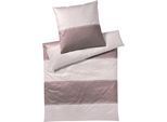 Bettwäsche ELEGANTE "Shootingstar", rot (bordeaux), B/L: 155cm x 220cm, 1 Stk., 1 Stk., Mako-Satin, B/L: 80cm x 80cm, 2 Stk., Mako-Satin, Obermaterial: 100% Baumwolle, Bettwäsche, Bettwäsche, angenehmes Hautgefühl