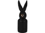 Osterhase AM DESIGN "Osterfigur, Hase mit goldfarbener Nase", gold (schwarz, goldfarben), B:7,5cm H:24,5cm T:8cm, Porzellan, Dekofiguren, Dekofigur aus Porzellan, Ostern, Höhe ca. 24,5 cm