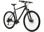 Crossrad KROSS "Crossrad Damen 28" Evado 7.0 schwarz 20 Gänge" Gr. 58, schwarz, schwarz, Fahrräder, Herren, 58cm, 28 Zoll (71,12cm) hinten: 28 Zoll (71,12cm)