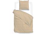 Bettwäsche ZO HOME "Zohome Bettwäsche Lino", beige (braun), B/L: 135cm x 200cm, 1 Stk., 1 Stk., Renforcé, B/L: 80cm x 80cm, 2, Renforcé, Obermaterial: 100% Baumwolle, Bettwäsche, Bettwäsche, Bettwäsche aus 100% Baumwolle, hochwertige Renforcé, ab 135x200 cm.