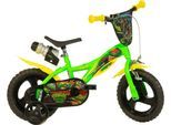 Kinderfahrrad DINO BIKES "Turtles 12" Kinderfahrrad 2-4 Jahre" Gr. 21, grün, Fahrräder, Kinder, 12 Zoll (30,48cm) hinten: 12 Zoll (30,48cm), Kinderfahrrad