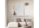 Wandbild REINDERS "Saturn", farbe bild(er): weiß, B:70cm H:100cm T:3cm, Bilder, Wohnzimmer - Weiß - MDF - Abstrakt - 70x100 cm
