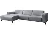 Ecksofa DIE PLANBAR "MP-IN24031", santos grau, B:298cm H:75cm T:174cm, 100% Polyester, Sofas, Ecksofa, SoftSitz-Kaltschaumpolsterung, wahlweise mit motorischer Vorziehbank