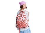 Tagesrucksack ROXY "Sugar Baby Canvas 16L", Damen, rot (ginger spice flora), Baumwolle, Rucksäcke