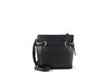 TOM TAILOR Damen TTSORA M Umhängetasche mit Gürteldetail, schwarz, Uni, Gr. ONESIZE