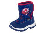 Winterboots DISNEY "SPIDERMAN", Kinder, Gr. 28, blau, Synthetik, Textil, Schuhe Winterboots, Winterschuhe, Winterstiefel, Snowboots, wasserdicht & gefüttert