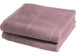 Duschtücher FLEURESSE "2828", rosa (rosé), B:70cm L:140cm, Frottier, Obermaterial: 100% Baumwolle, Handtücher, Duschtücher, Duschhandtücher, Handtücher, Walkfrottee, 100% Baumwolle