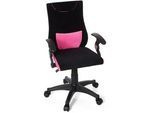 Jugenddrehstuhl Kiddy Pro Al ca.50x87-97x40cm Schwarz,Pink
