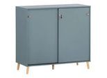 Aktenschrank Serie 500 Blau ca. 100,1x92,6x41cm