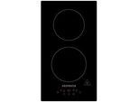 Induktionskochfeld Respekta Domino Schwarz