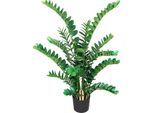 Kunstpflanze CREATIV GREEN "Zamifolia", grün, H:130cm, Kunststoff, Kunstpflanzen, Kunstpflanze
