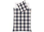 Bettwäsche FLEURESSE "Lech 4387", blau, B/L: 155cm x 200cm, 1 Stk., 1 Stk., Flanell, B/L: 80cm x 80cm, 2 Stk., Flanell, Obermaterial: 100% Baumwolle, Bettwäsche, Bettwäsche, Edelflanell, Baumwolle, in Gr. 135x200, 155x220, 200x200cm